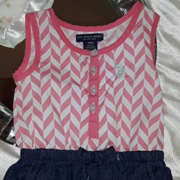 U.S. Polo Assn. Romper 12M - Picture 3 of 6